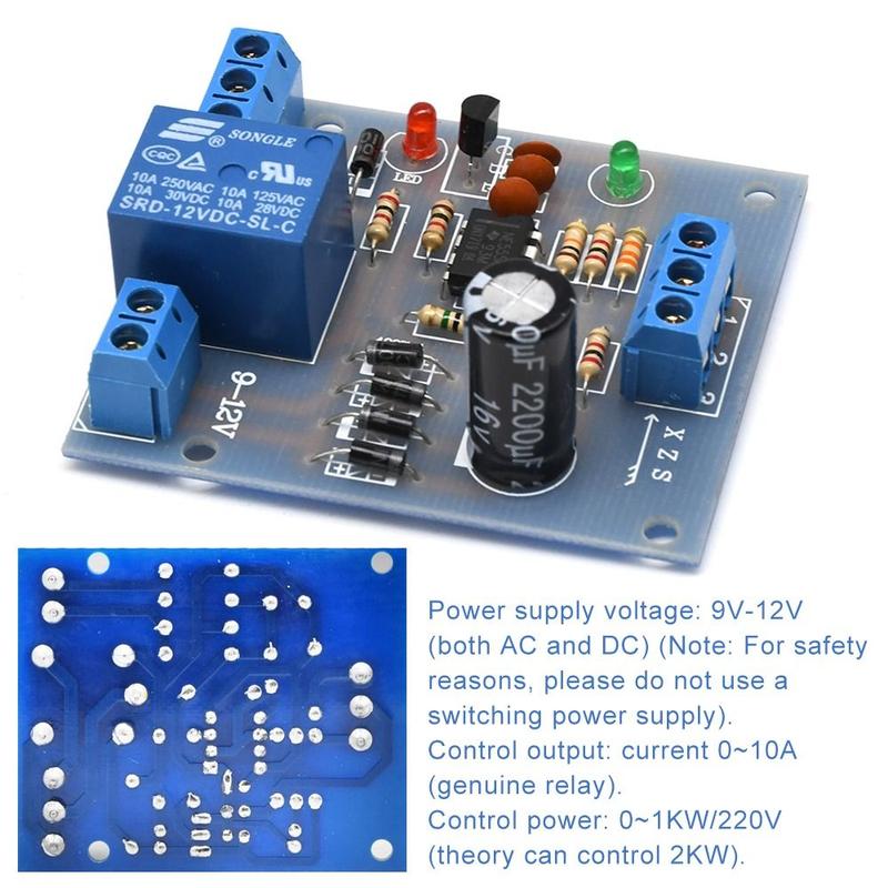 Product Introduction of High Precision Water Short Protection 9V-12V Level Relay Liquid Water Level Controller Water Level Sensor Detector 16