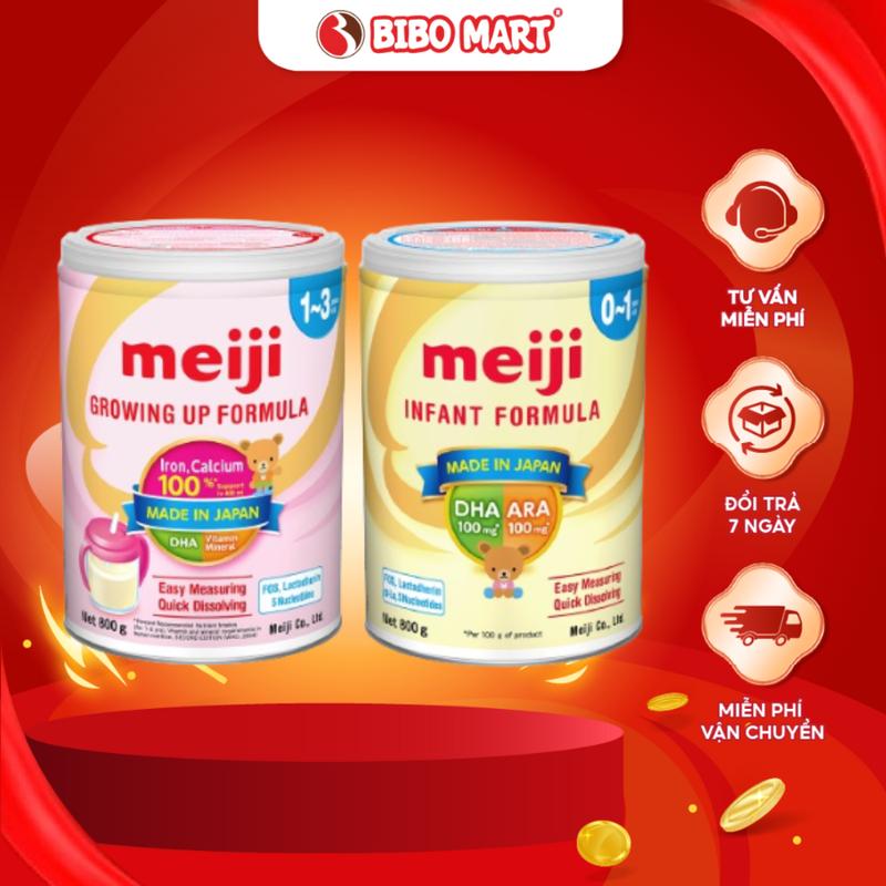 Sữa Bột Meiji Nhập Khẩu Cho Bé 800g