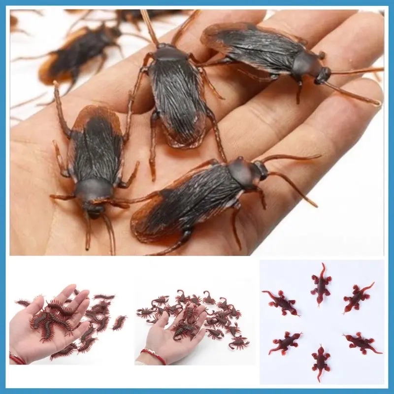 Ready Stock ~ 1 PCS Prank Funny Trick Joke Special Lifelike Roach Fake Insect ( LOCAL SELLER )