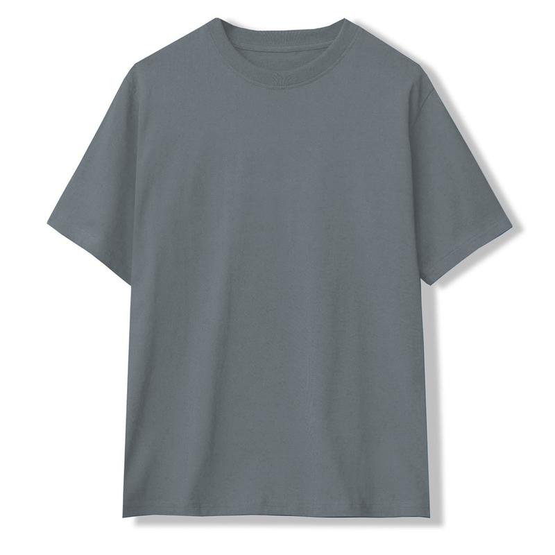 Áo phông cổ tròn Basic chất liệu cotton mềm mịn cao cấp chuẩn form phong cách trẻ trung sang trọng - FREESHIP EXTRA Menswear Kem