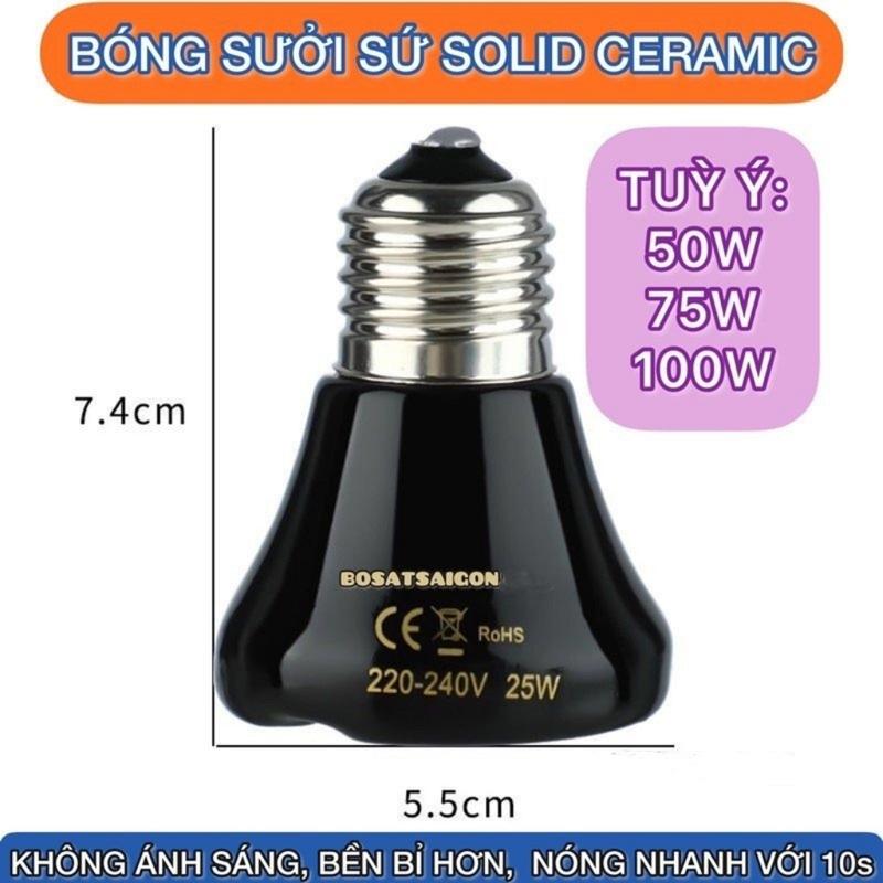 BÓNG SƯỞI SỨ SIÊU BỀN, KHÔNG ÁNH SÁNG, SƯỞI ẤM THÚ CƯNG BÒ SÁT, CHIM VẸT CHÓ…