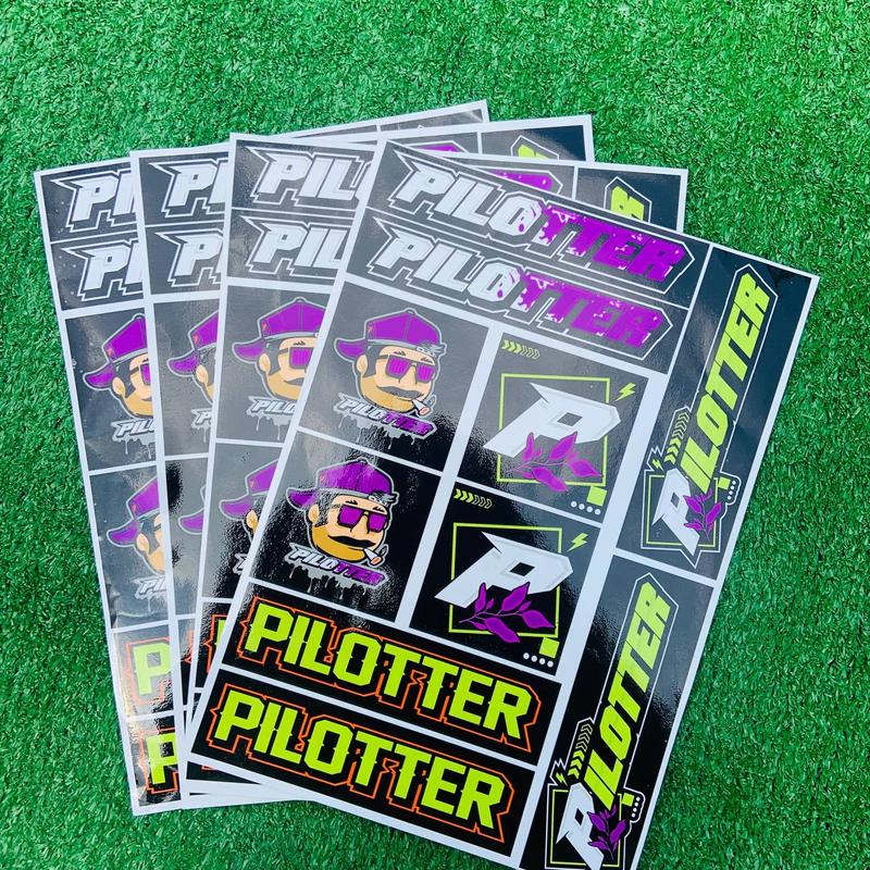 Stiker Pack Pilotter Racing Anti Air Sticker Pack Racing Ecer 2