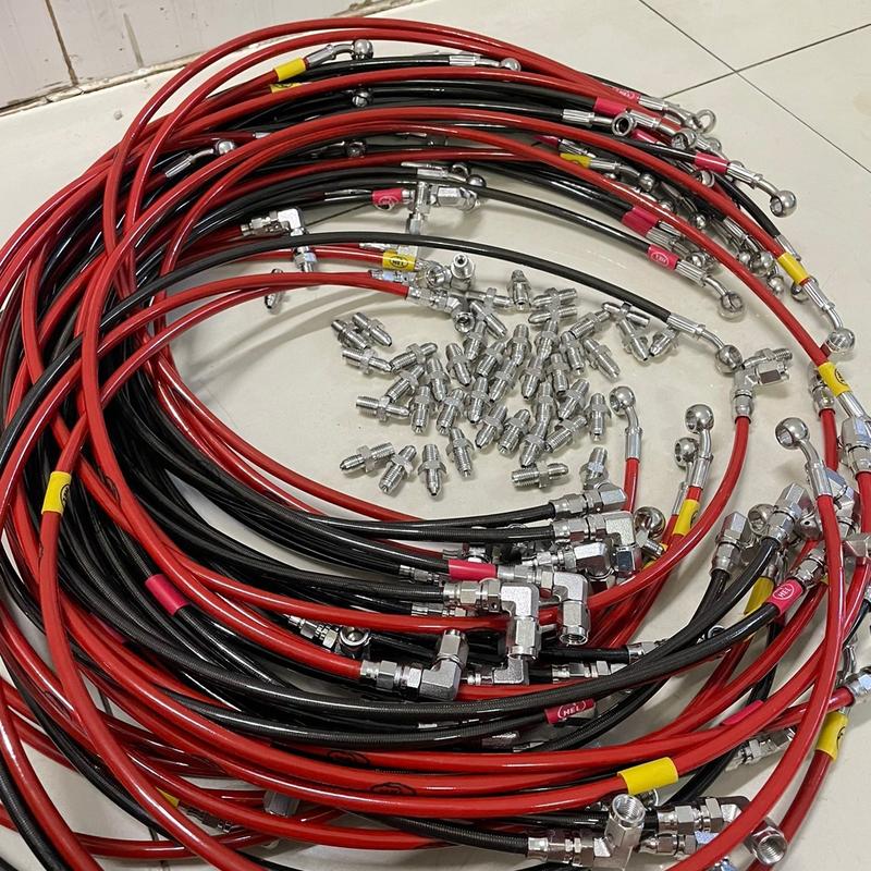 Dây Dầu Bấm Hel Mẫu 90 Độ Ốc 10 Ly Sài Heo Zin Heo Nissin Frando 2 Đọc Kỹ Mô Tả Phụ Kiện Phanh Dành Cho Heo Dầu Xe Máy