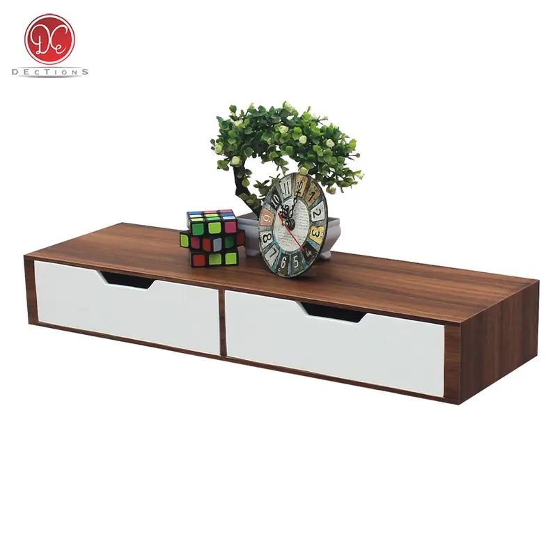 Dections Rak Laci Tempel Dinding Melayang Gantung 60x20cm Dekorasi Minimalis Aesthetic meja  kayu  pajangan furniture 3