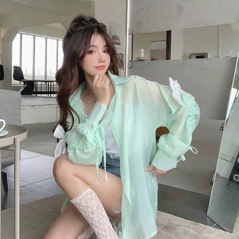 LUNE - Kemeja Pita Semi Transparan Outer 2
