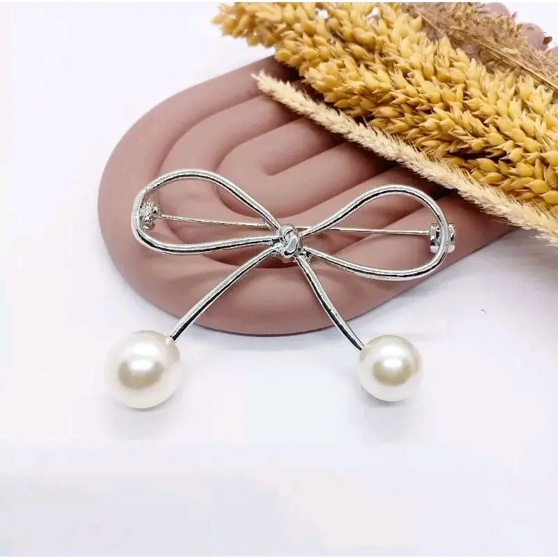 Bros pita mutiara Bros bahu accesories hijab 1