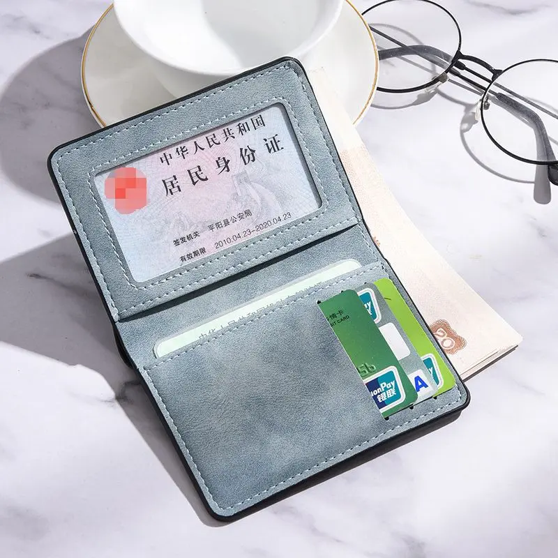 Ví Mini Nam, Ví Siêu Mỏng, Đa Năng, Có Giấy Phép Lái Xe Và Ngăn Đựng Da, Nhiều Khe Cắm Thẻ, Ngăn Đựng Thẻ Căn Cước, Kẹp Thẻ Chống Khử Từ, Thích Hợp Cho Nam Giới Wallet Chữ Nhật