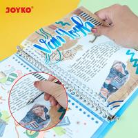 Gambar Binder Note Joyko B5-MHAC-M138 Academy - Blue dari Joyko Indonesia Kota Administrasi Jakarta Utara 2 Tokopedia