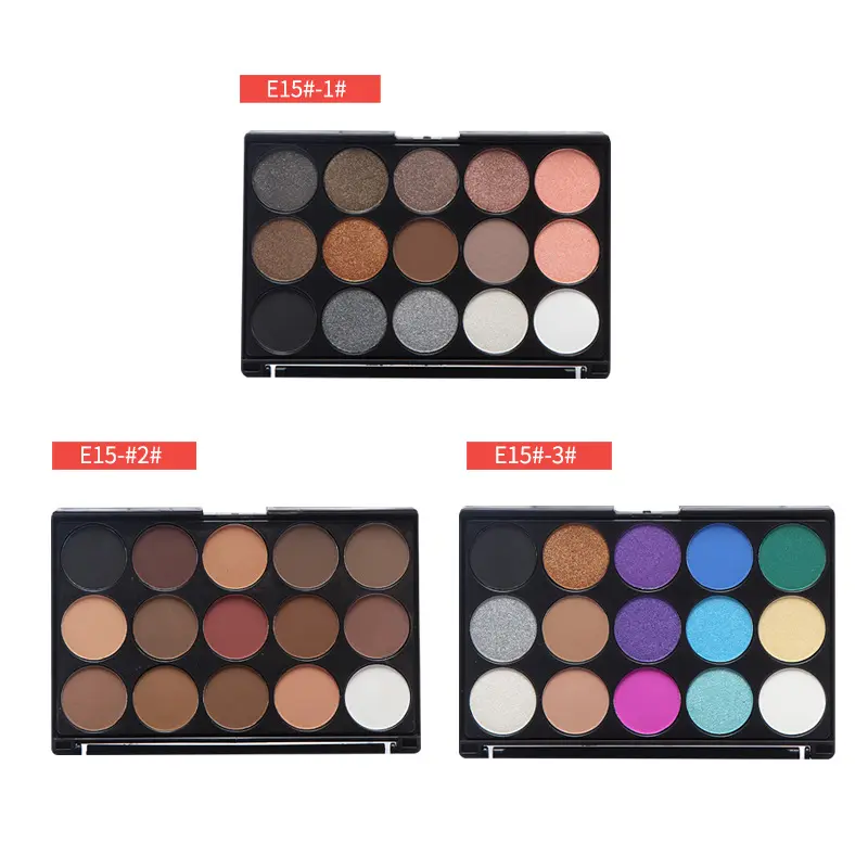 Waterproof Eye Shadow-Beauty 15-Color Eyeshadow Earth Color Matte Shimmer Nude Makeup Makeup Palette Cosmetic