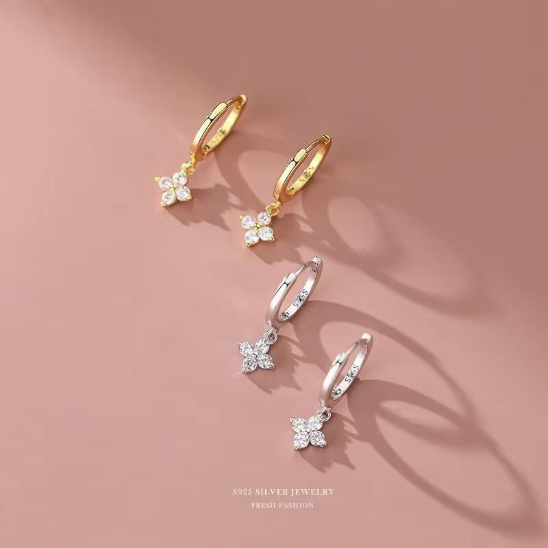 Product Introduction of Sterg Sier leaf  Earrings For Women Trendy Earring Jewelry Prevent Allergy Party Accessories Gift 0