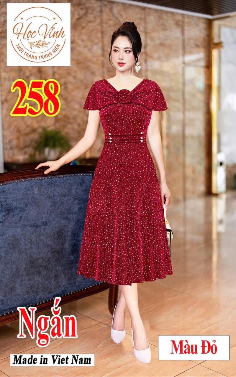 Product Introduction of Váy Đi Chơi-Đi Tiệc Siêu Xinh Mã 258. Hàng Thiết Kế Trung Niên 1
