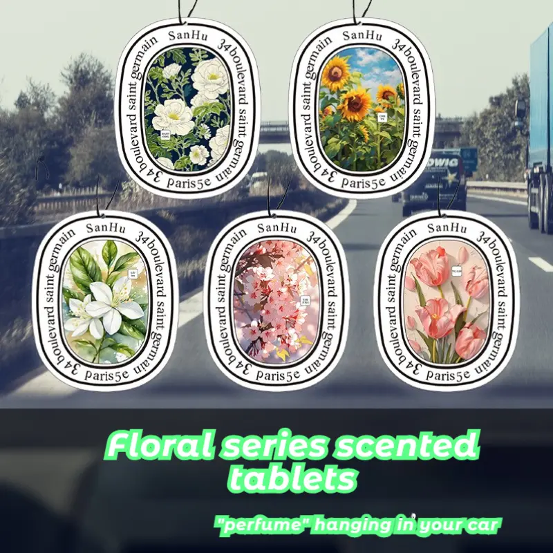 Car fragrance tablet Car fresh and lasting fragrance tablet Car perfume