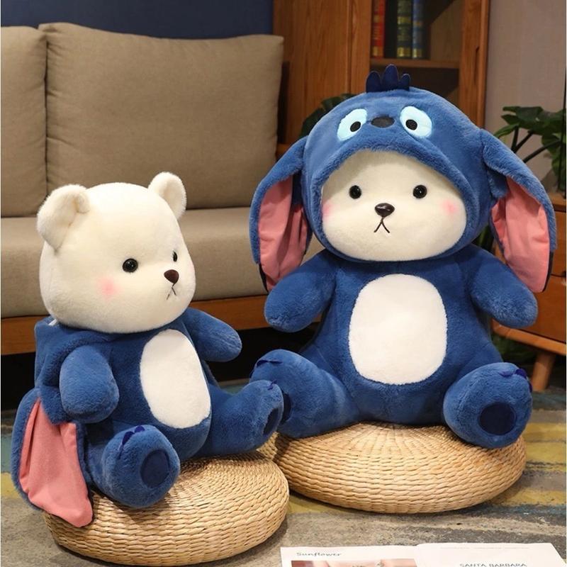 Gấu Lena cosplay Stick xanh dương.Om siêu dễ thương mềm mịn đủ size 40-50-60 . Thú Nhồi Bông capybara  đội gấu  bống gấu  bống Thú Bông Toy. Thú Bông Toy. gaun gong gấu  bống gấu  ú Đồ Chơi Phát Nhạc. Voi.