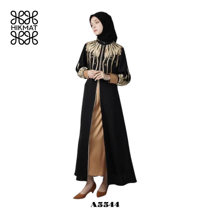 ABAYA HIKMAT FASHION ORIGINAL A5544 1