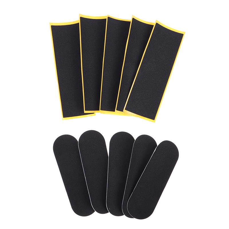 Product Introduction of [qm]5Pcst Black Fingerboard Deck Uncut Tape Stickers Black Foam Grip Tape Stickers 2 Size 20