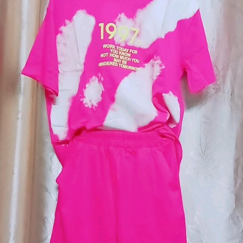 Sét Bộ Cotton 4 Màu, Sét Cotton Loang Cổ Tròn Cotton Nữ 5