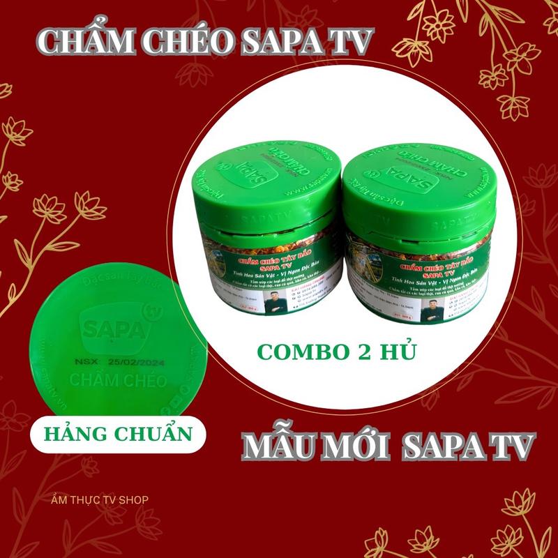  Com bo 2 hủ Chẩm Chéo Hải Sapa Tv - đặc sản Tây Bắc  gia vị mắc khén  hạt dổi  loại Cay. Sen chamcheo  taybac 