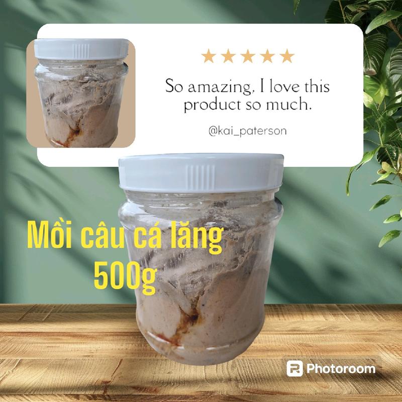  MỒI CÂU CÁ LĂNG  DA TRƠN SIÊU NHẠY 500G 
