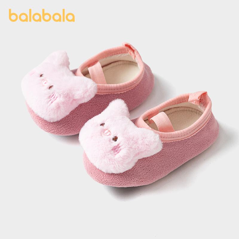 Tất Chống Trượt Cho Em Bé Balabala Với Chấm Kẹp Tất Đi Trong Nhà Lót Nhồi Bông Mùa Đông Cho Trẻ Sơ Sinh Ấm Áp Và Chống Trượt Thích Hợp Cho Bước Đi Đầu Tiên Của Trẻ Mới Biết Đi 2025