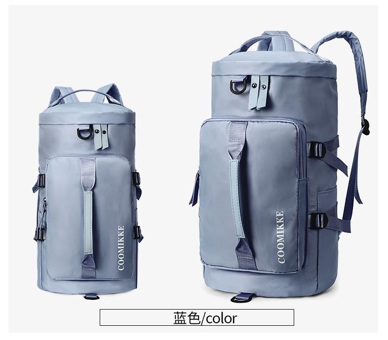 Product Introduction of กระเป๋าเดินทางความจุขนาดใหญ่, มาใหม่, โกดังรองเท้าอิสระ, แยกแห้งและเปียก, กันน้ำ, กระเป๋ากีฬายิม, กระเป๋าเป้สะพายหลัง 12