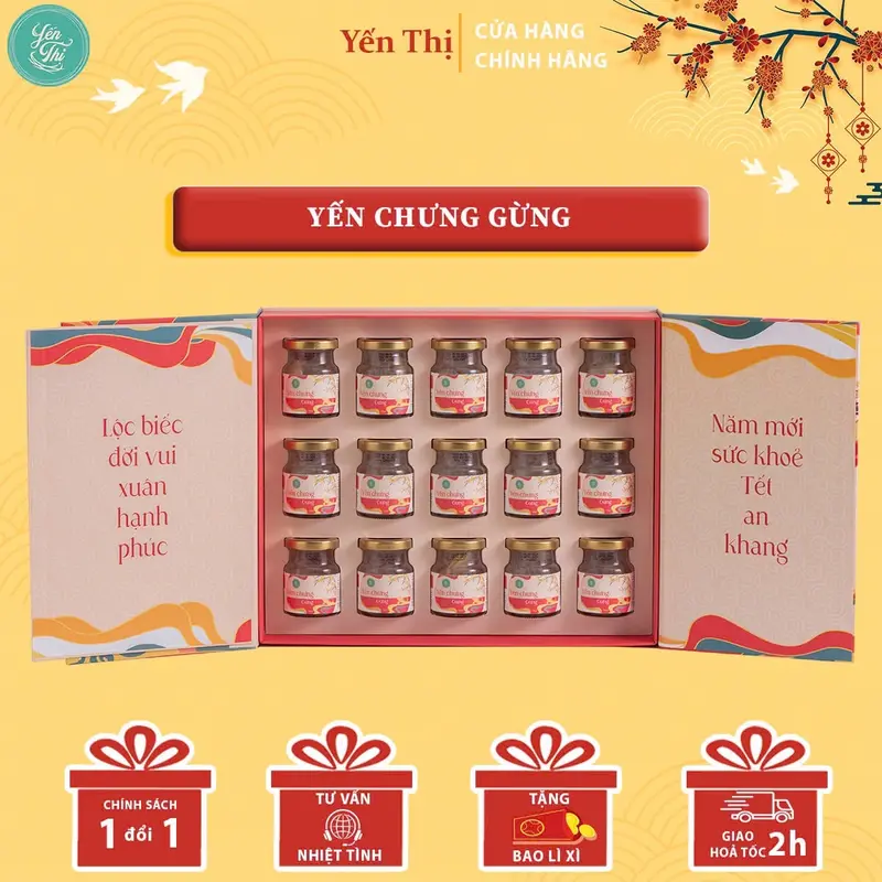 Set 15 hũ yến chưng sẵn Yến Thị (70ml x 15) 6