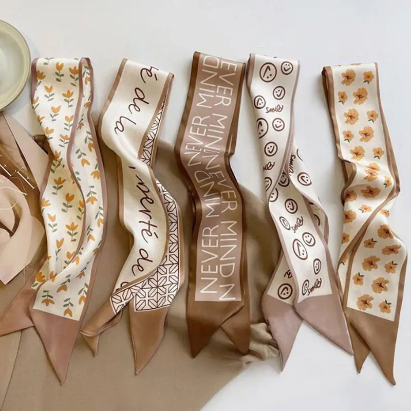 Khăn quấn túi Khăn quàng cổ Khăn buộc tóc đa năng băng đô khăn turban ruy băng buộc tóc IBSQUARE Khăn Choàng Women 2