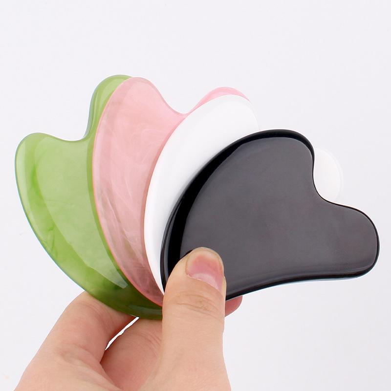 Bảng Mát Xa Gua Sha Bằng Đá, 1 Chiếc, Dành Cho Mặt, Đá Thạch Anh Hồng, Tấm Guasha, Dụng Cụ Cạo Máy Massage Mặt, Thích Hợp Cho Mặt, Cổ, Lưng Và Cơ Thể, Hàng Mới Về 7