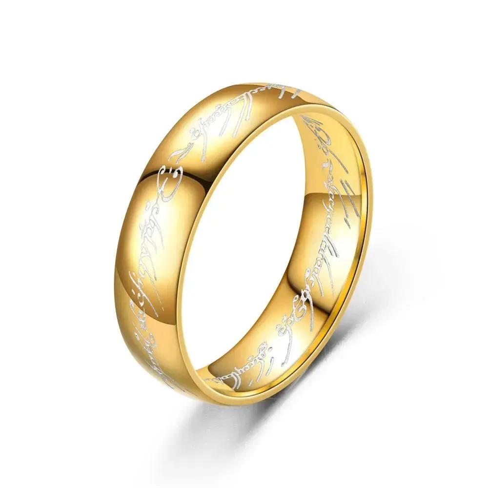 Fashion Taigang Men's Ring, Exquisite Titanium Ring Boy Trend Niche Ring Jewelry