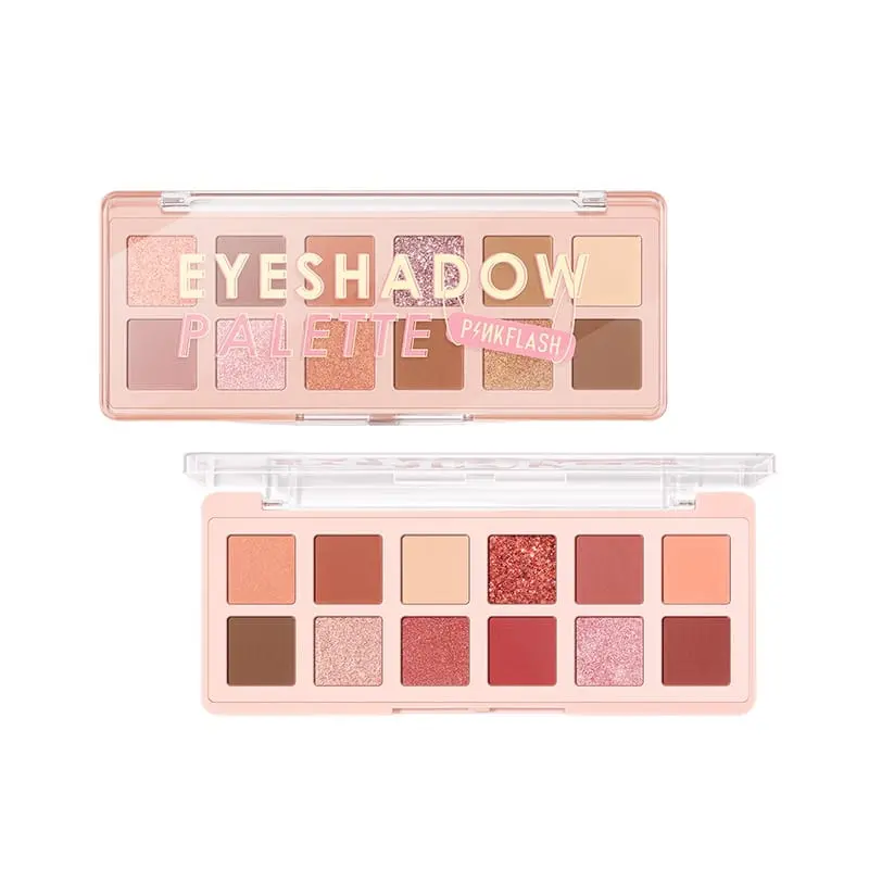 PINKFLASH PF E15 Pro Touch Eyeshadow Palette - Pink Flash Dessert 12 ...