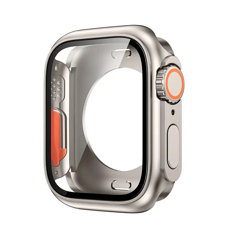 Vỏ Bảo Vệ Màn Hình, Dành Cho Apple Watch 44Mm, 45Mm, 40Mm, 41Mm, Ốp Ốp Lưng Sốc Mặt Trước Và Mặt Sau PC Cứng, Tương Thích Với iwatch 9, 8, 7, 6, 5, 4, Thay Đổi Sang Ultra 6