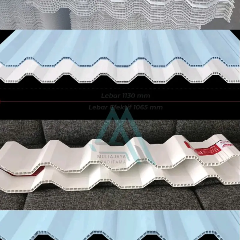 Dr. Shield Atap UPVC Double Layer (lebar efektif 1,065 cm) 0