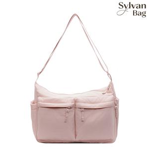 กระเป๋าสะพายข้างลำลอง unisex กระเป๋าสะพายไหล่เดียว หลายกระเป๋า กันน้ำ ความจุมาก ทำจากผ้าไนลอน shoulder  bag กระเป๋า  ชามูน