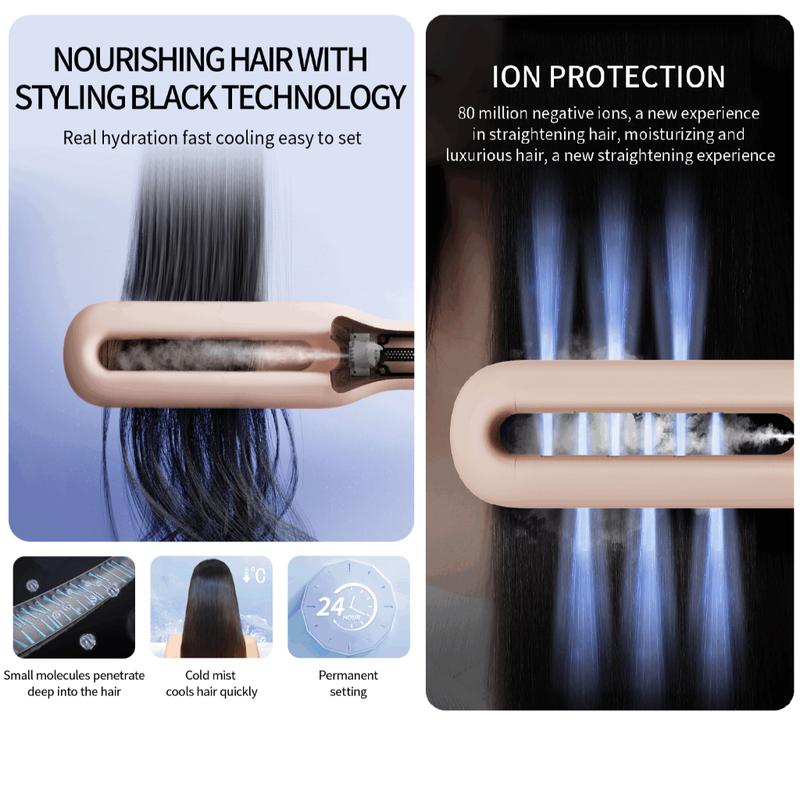 LivChic Catokan Rambut Cold Mist SPA Hair Straightene 60W daya 2 meter 360 Sudut belok jauh X7 2IN1 4