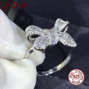 JDK Cincin Perak 925 Baru Pita Zircon Wanita