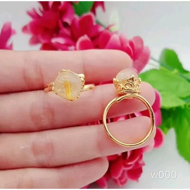 cincin rambut sedana lapis emas 0