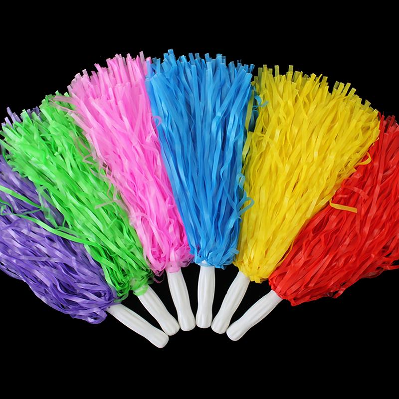 Dance Sports Match Supplies And Vocal Concert Decorator Cheerleading Cheering Flower Ball Pom Poms 4