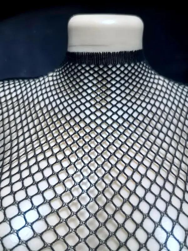 Women's Solid Fishnet Cover Up, Casual Hollow Out Long Sleeve Cover Up for Beach Holiday Vacation, Ladies Swimwear for All Seasons 4
