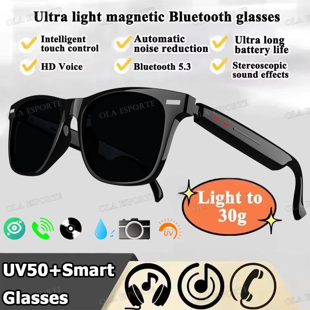 New Camera Smart Music Women Men Sports Sunglasses Headphones Wireless Bluetooth Talking Headset HIFI Audio Bluetooth Glasses - Image 4