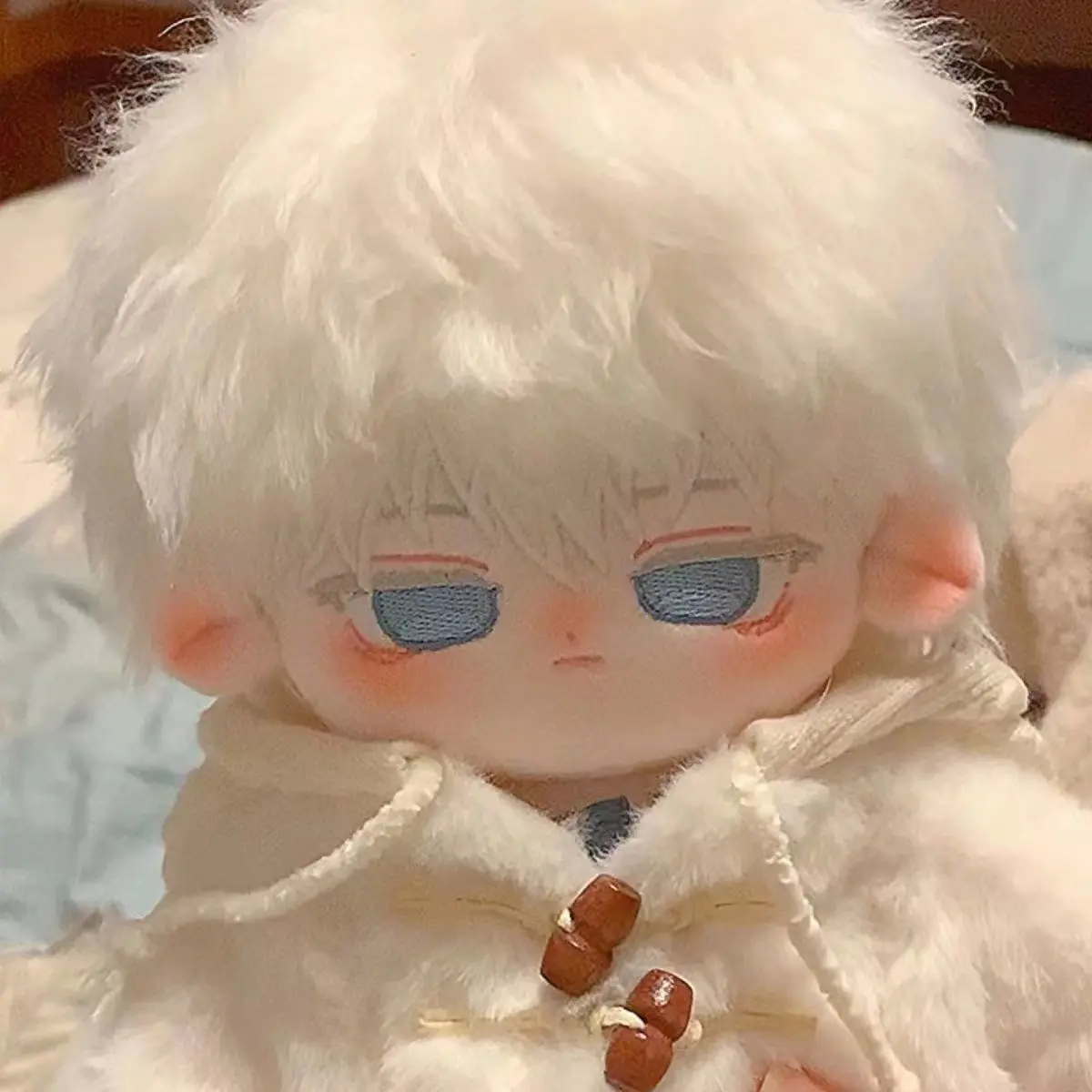 Anak Patung Kapas, Atribut Gojo Satoru Xing Che ~ 20Cm, Anak Patung Lelaki Kapas Kacak, Anak Patung Comel, Hadiah Percutian