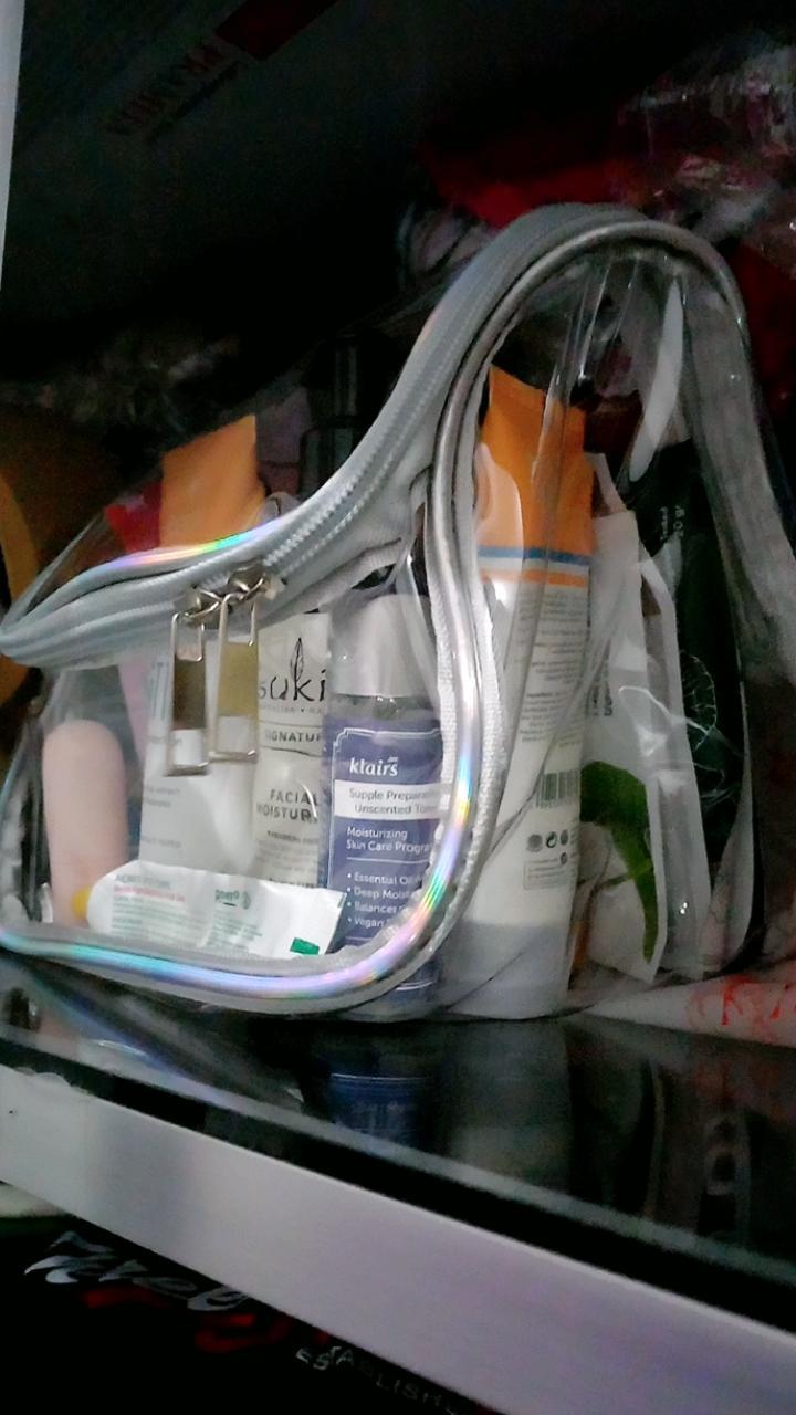 Product Introduction of Tas Kosmetik Anti Air/Tas Kosmetik Washbag / Tas Alat MakeUp / Cosmetic Bag Organizer / Tas Make Up Wanita/Tas Kosmetik Travel Transparan /Cosmetic Cube Transparent Clear PVC Toiletries Wash Bag /Pouch Kosmetik 15