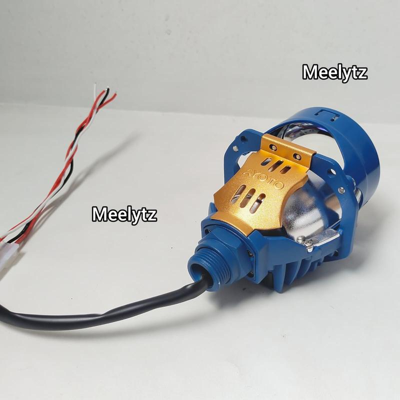 Biled Projector Ayoto 2.5inc Blue Lens 45watt Flat Cut plus devil eye 3