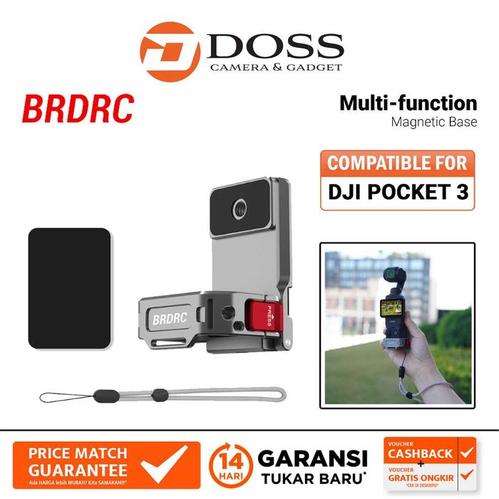 Gambar BRDRC Multi-function Magnetic Base POCKET 3 Multi-function Magnetic Base for DJI Pocket 3 dari Doss Surabaya Kota Surabaya Tokopedia
