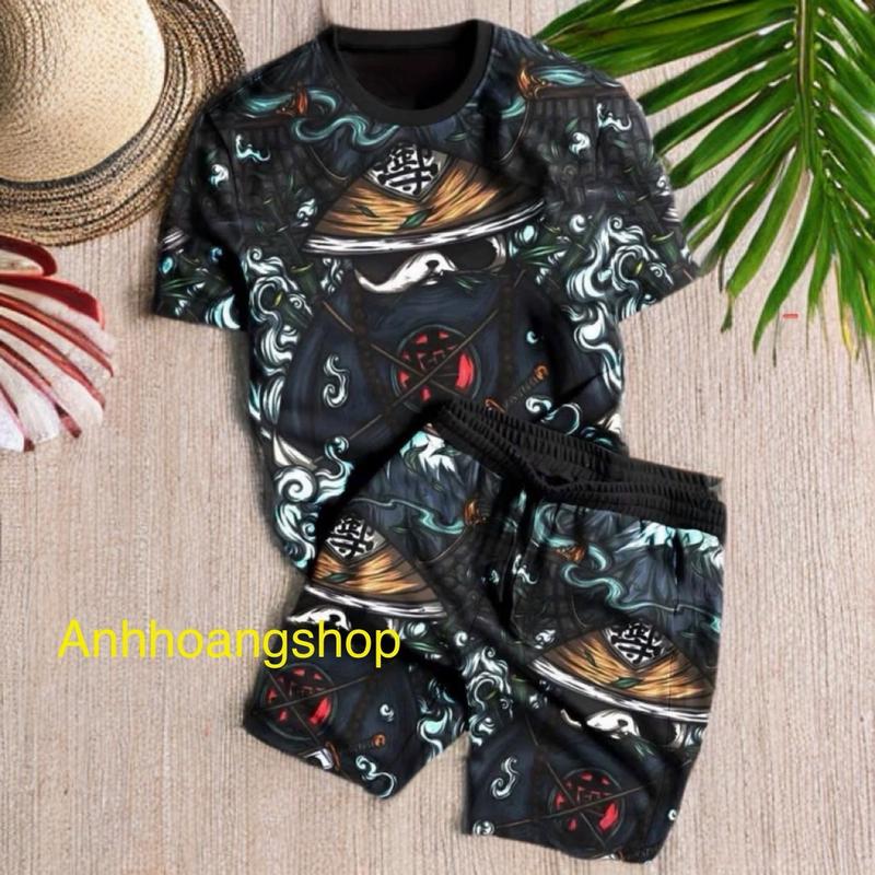  Bộ quần áo nam hot trend in hình đặc biệt,bộ phông nam đẹp nhất 2024 