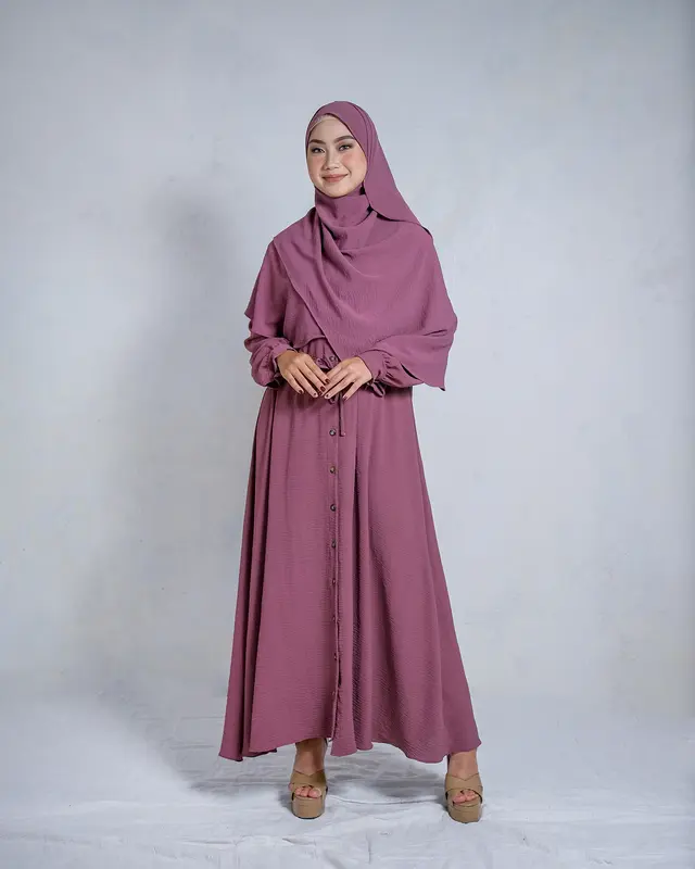 Baju muslim Wanita Layka Dress Gamis 0