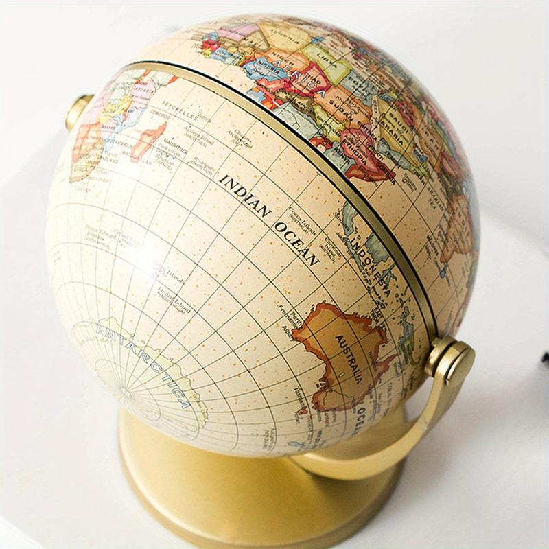 Product Introduction of Miniature English Art Globe - Educational Desktop Decor - Durable Plastic Craft for Learning & Styling - Compact, Vibrant & Inspirational World Geography 4