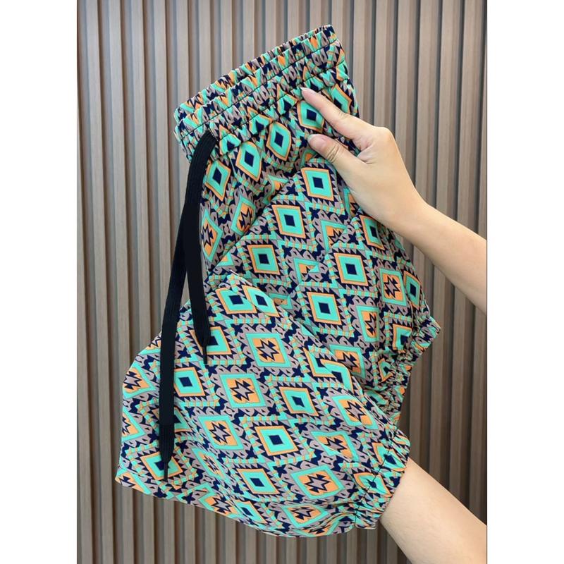 Product Introduction of Quần Mùa Hè, Quần Legging Lụa Lạnh Quần Hoa Mỏng Dáng Rộng Rãi Và Mỏng, Quần Thường Ngày Cho Nữ, Quần Cropped Xén, Quần Có Gân Mắt Cá Chân, Phong Cách Harem Women 8