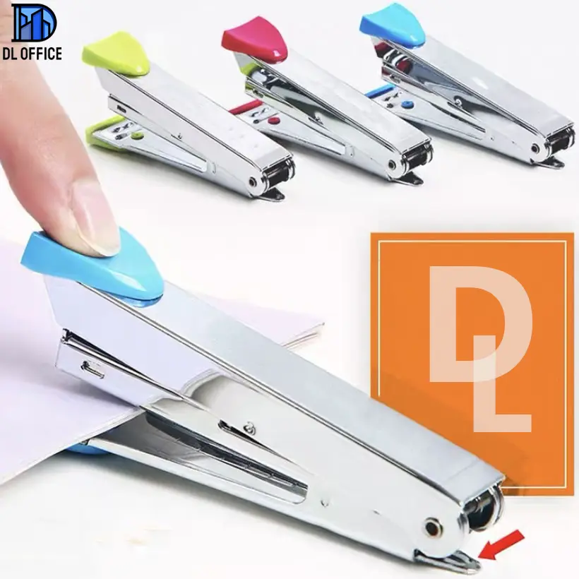 เครื่องเย็บกระดาษ เบอร์ 10 คละสี ที่เย็บกระดาษ ลวดเย็บกระดาษ แม็กเย็บกระดาษ ที่เย็บกระดาษ 12 แผ่น ใช้กับลวดเย็บเบอร์ 10 พร้อมส่ง