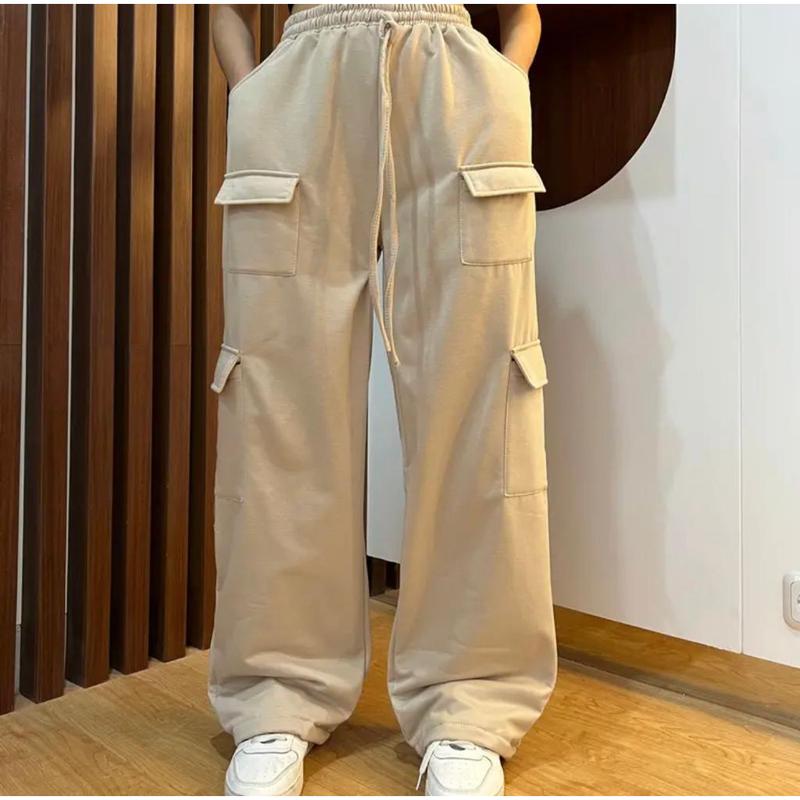 CELANA JOGGER JOOLY BASIC PANTS WANITA CARGO - CELANA PANJANG WANITA KULOT 2