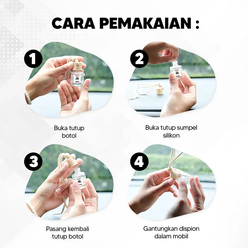 SCENTSY Refill Parfum Mobil 30 ml - Parfum Mobil Pengharum Anti Mual Pewangi Ruangan Kantor Toilet Kamar tidur Lemari 2