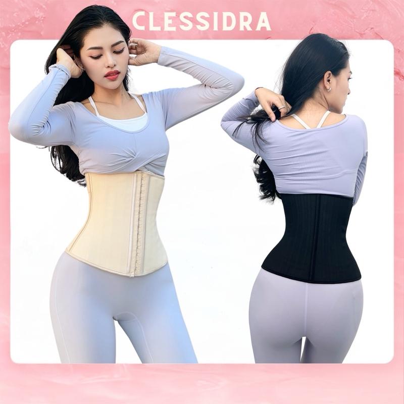 Đai Latex Định Hình 25 Xương Thép - Chất Liệu Cao Su Non Mặt Trong Lót Cotton Women